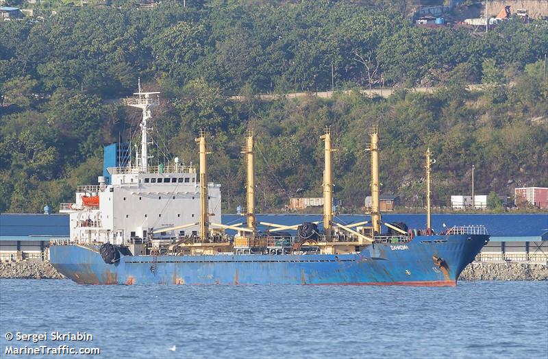 danidin (Refrigerated Cargo Ship) - IMO 8513039, MMSI 273215390, Call Sign UBCV7 under the flag of Russia