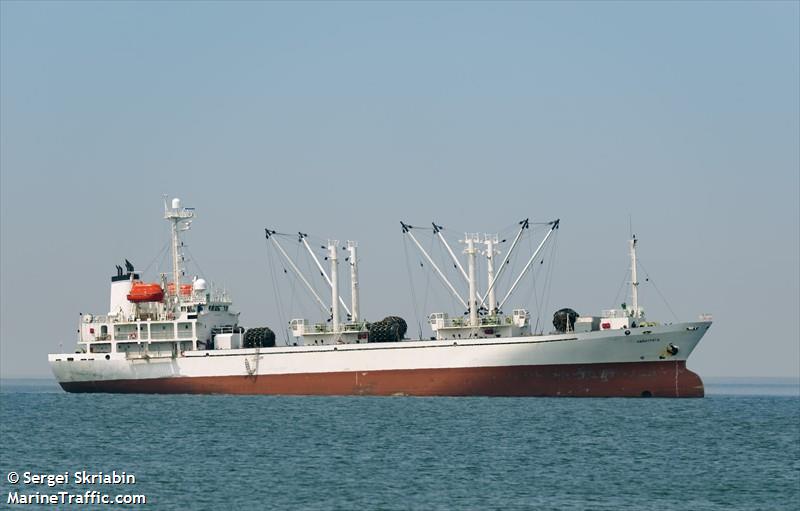 amfitrita (Refrigerated Cargo Ship) - IMO 9140097, MMSI 273216330, Call Sign UBRT5 under the flag of Russia