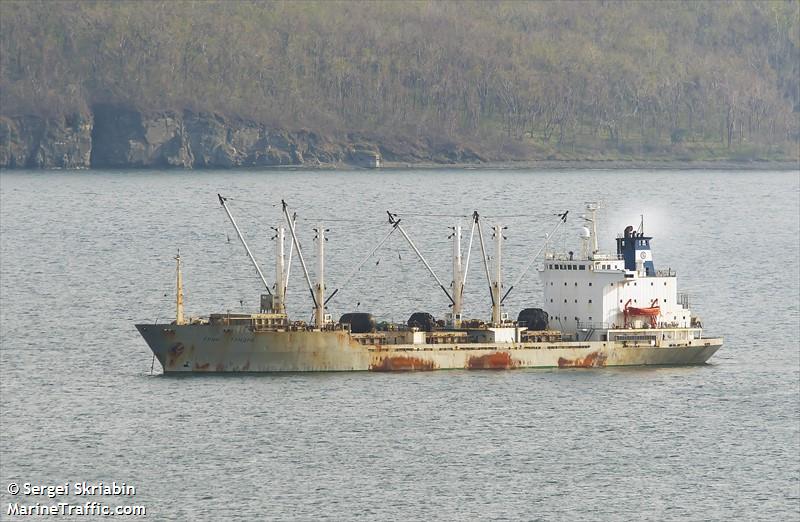 green tundra (Refrigerated Cargo Ship) - IMO 8512011, MMSI 273319440, Call Sign UGNI under the flag of Russia