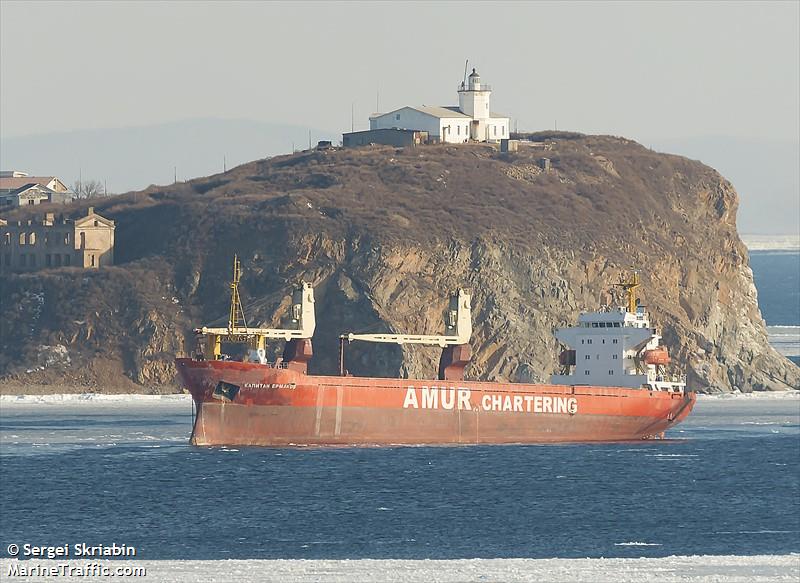 kapitan ermakov (General Cargo Ship) - IMO 8517841, MMSI 273359520, Call Sign UBEH8 under the flag of Russia