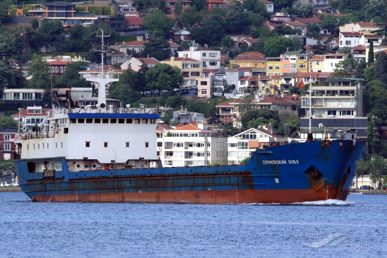 sormovskiy-3063 (General Cargo Ship) - IMO 8702240, MMSI 273363000, Call Sign UCYQ under the flag of Russia