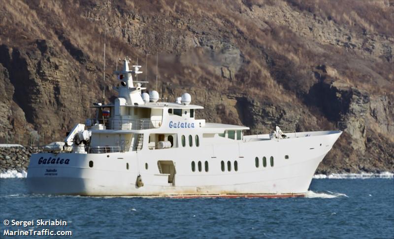 galatea (Yacht) - IMO 9572226, MMSI 273397960, Call Sign UBDQ2 under the flag of Russia