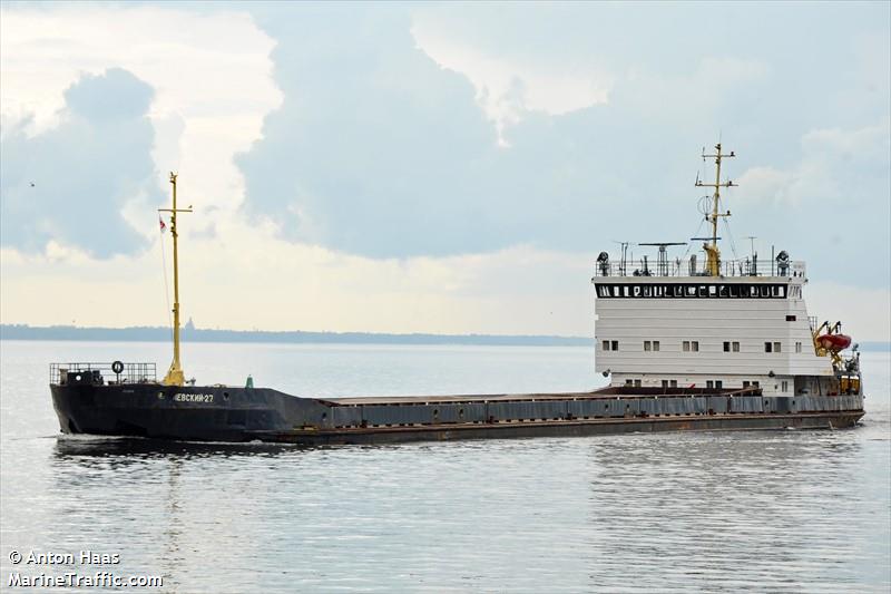 nevskiy-27 (Cargo ship) - IMO , MMSI 273442220, Call Sign UCGG under the flag of Russia