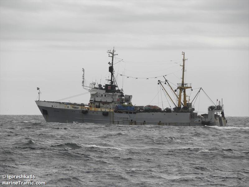 tikhmenevo (Fishing Vessel) - IMO 8138578, MMSI 273895700, Call Sign UDFX under the flag of Russia