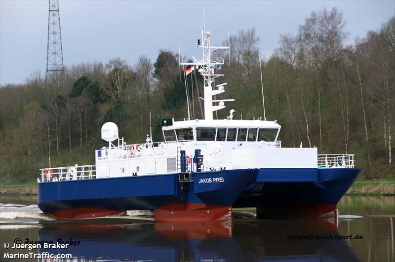 jakob prei (Research Vessel) - IMO 9580431, MMSI 276798000, Call Sign ES2908 under the flag of Estonia