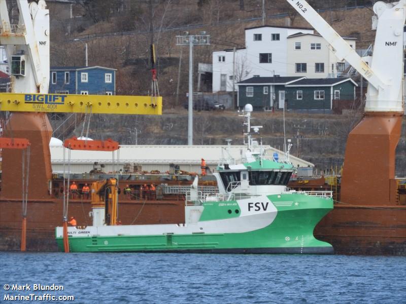 multi green (Utility Vessel) - IMO 9730684, MMSI 316039248, Call Sign CYA2475 under the flag of Canada