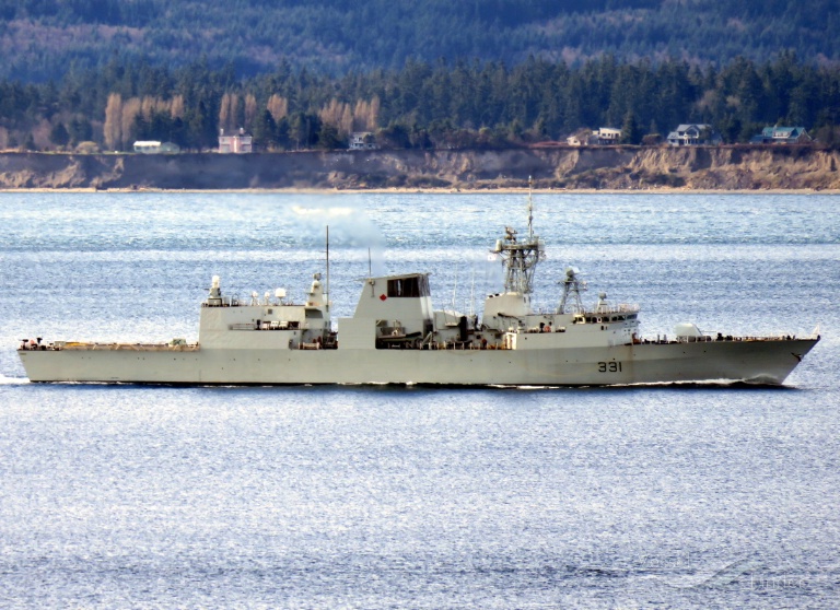 hmcs vancouver (Military ops) - IMO , MMSI 316160000, Call Sign CGAR under the flag of Canada