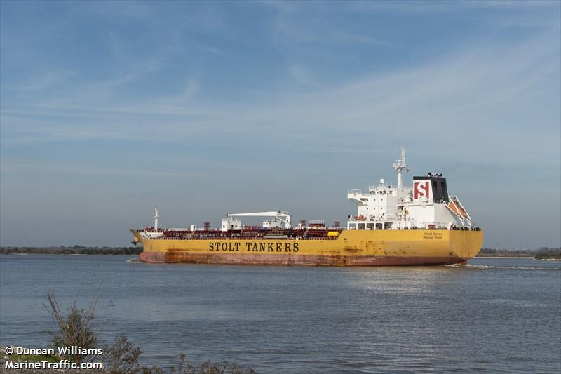 stolt sisto (Chemical/Oil Products Tanker) - IMO 9359375, MMSI 319004100, Call Sign ZCYJ2 under the flag of Cayman Islands