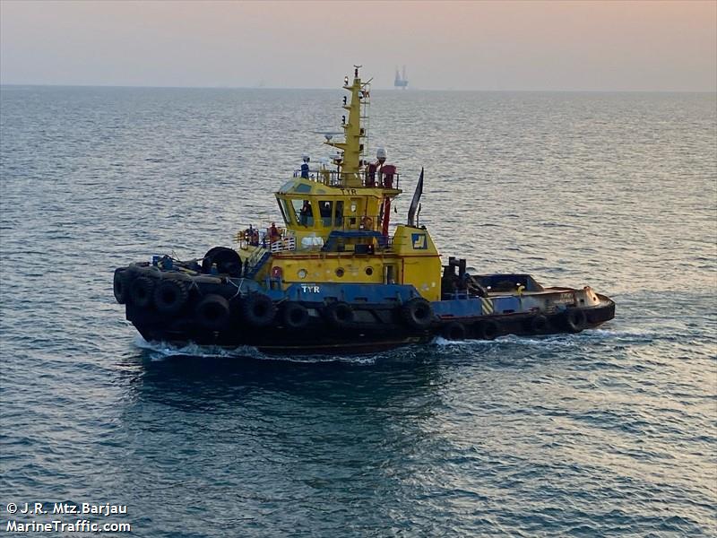 tyr (Tug) - IMO 9598983, MMSI 345140013, Call Sign XCAS7 under the flag of Mexico