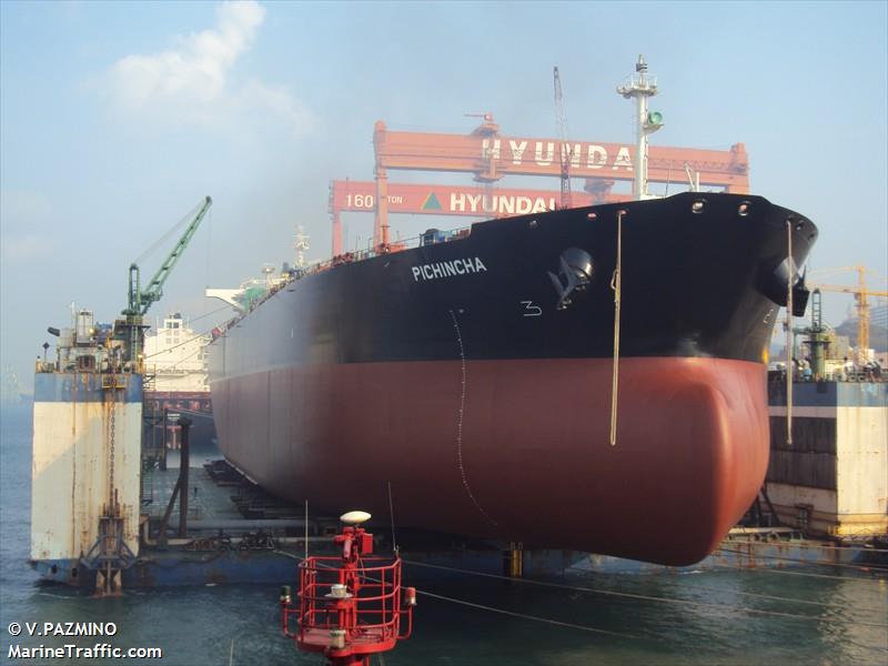 pichincha (Crude Oil Tanker) - IMO 9422407, MMSI 351075000, Call Sign 3EYV7 under the flag of Panama