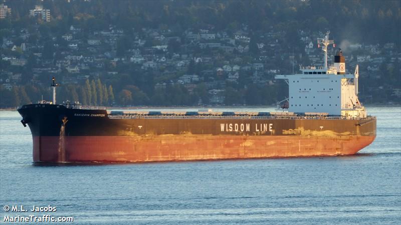 sakizaya champion (Bulk Carrier) - IMO 9680360, MMSI 351647000, Call Sign 3FYU2 under the flag of Panama