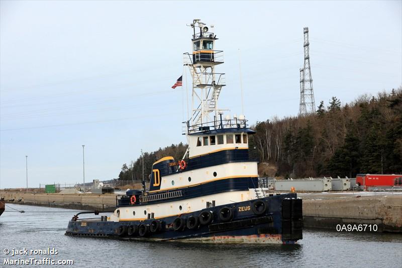 zeus (Tug) - IMO 9506071, MMSI 366081080, Call Sign WAO8101 under the flag of United States (USA)