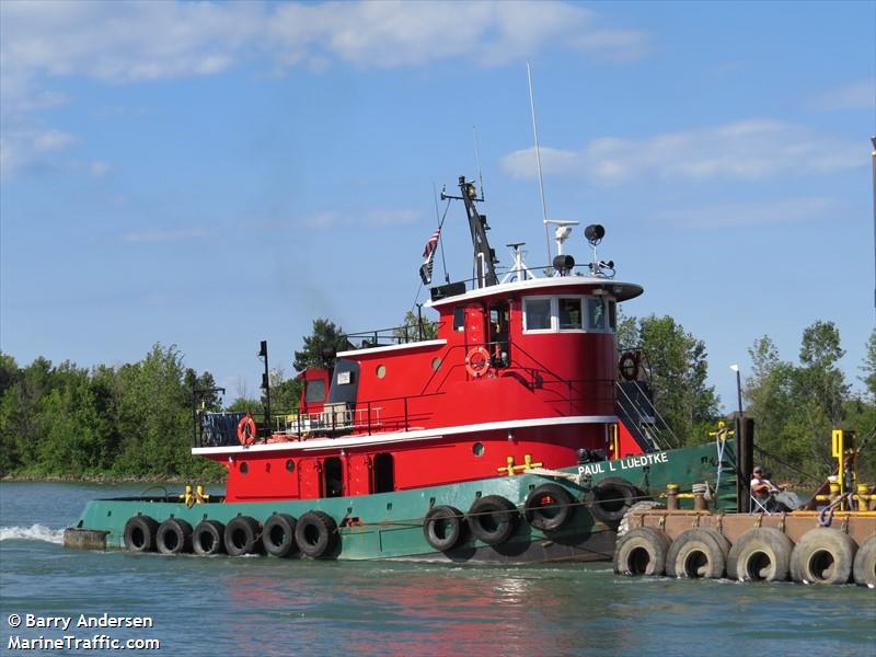 paul l. luedtke (Tug) - IMO , MMSI 367594130, Call Sign WDH2074 under the flag of United States (USA)