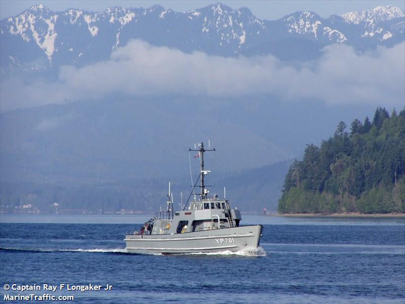 liberty bay (Unknown) - IMO , MMSI 369970256, Call Sign YP-701 under the flag of United States (USA)