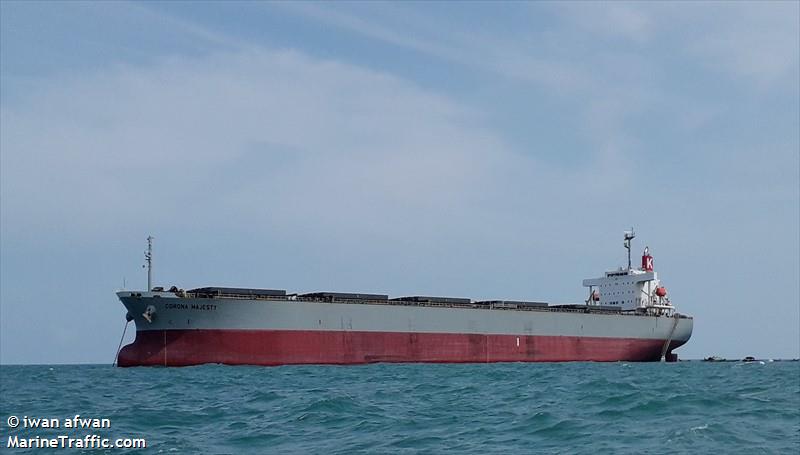 corona majesty (Bulk Carrier) - IMO 9427005, MMSI 372759000, Call Sign 3EKL7 under the flag of Panama