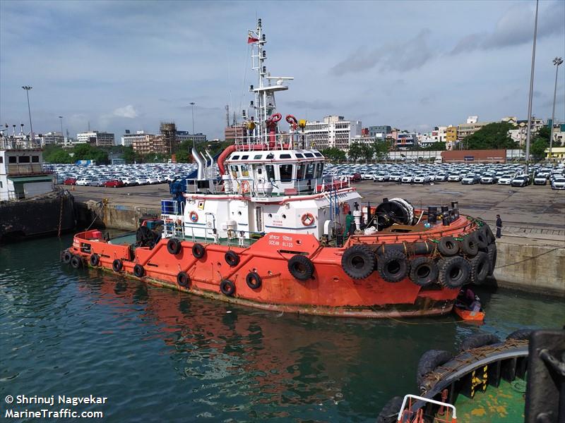 ocean bliss (Tug) - IMO 9786619, MMSI 419001342, Call Sign AWXP under the flag of India