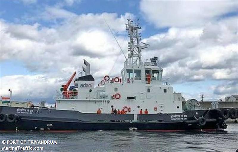 dolphin no26 (Tug) - IMO 9875991, MMSI 419001417, Call Sign VTAM under the flag of India