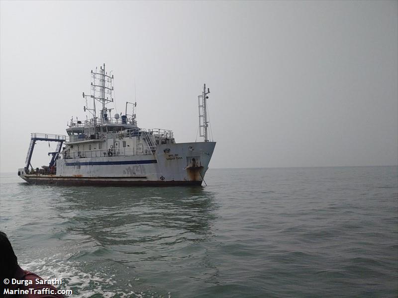 sagar tara (Research Vessel) - IMO 9867205, MMSI 419001421, Call Sign VTAQ under the flag of India