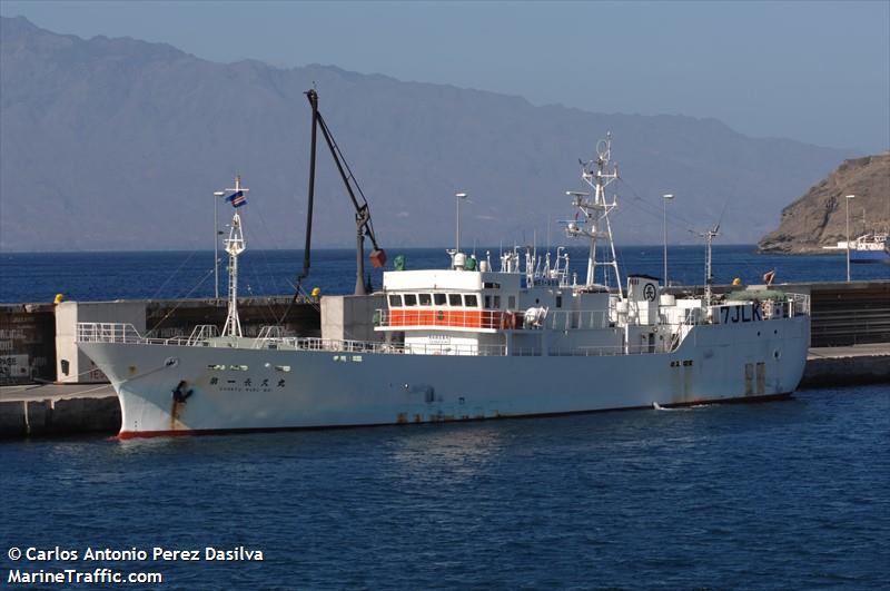 chokyu maru no.1 (Fishing Vessel) - IMO 9648403, MMSI 432856000, Call Sign 7JLK under the flag of Japan