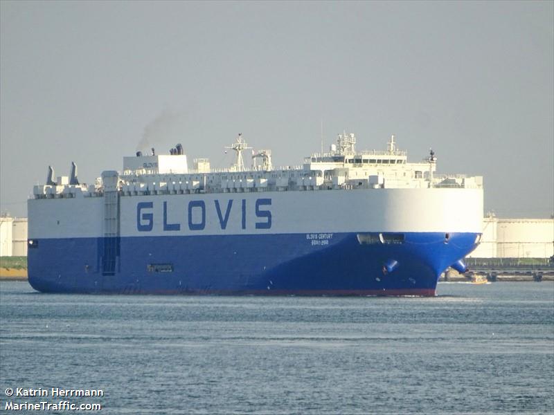 glovis century (Vehicles Carrier) - IMO 9590589, MMSI 441200000, Call Sign D8GC under the flag of Korea