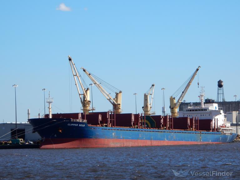 clipper selo (Bulk Carrier) - IMO 9543251, MMSI 477168600, Call Sign VRRU7 under the flag of Hong Kong