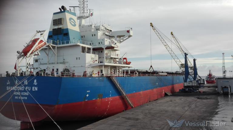 shandong fu en (Bulk Carrier) - IMO 9734719, MMSI 477692100, Call Sign VRQG6 under the flag of Hong Kong