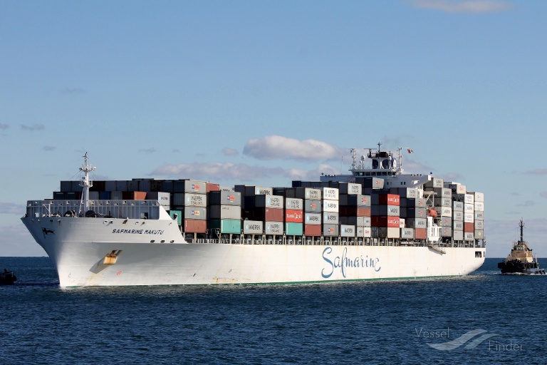 safmarine makutu (Container Ship) - IMO 9318319, MMSI 477849400, Call Sign VROX8 under the flag of Hong Kong