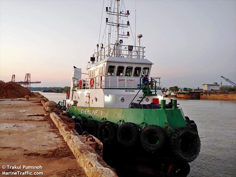 everline 1 (Tug) - IMO 9373840, MMSI 533000976, Call Sign 9WGD3 under the flag of Malaysia