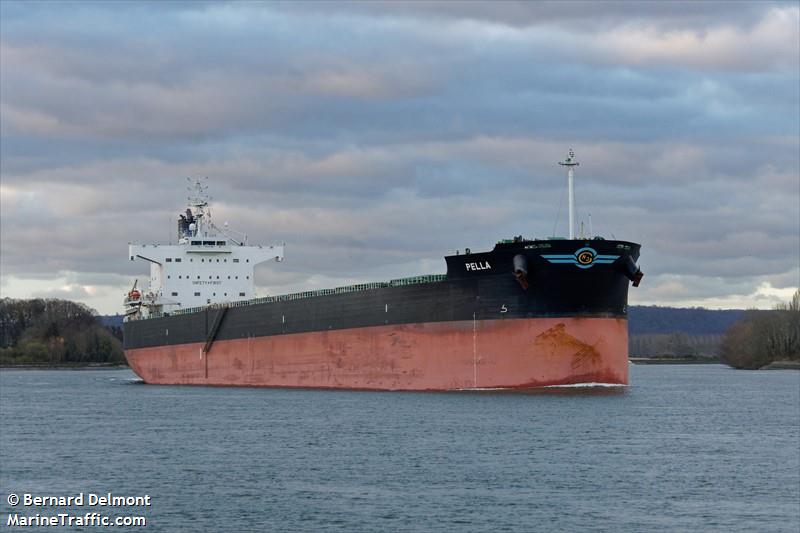 pella (Bulk Carrier) - IMO 9510321, MMSI 538004093, Call Sign V7VD4 under the flag of Marshall Islands