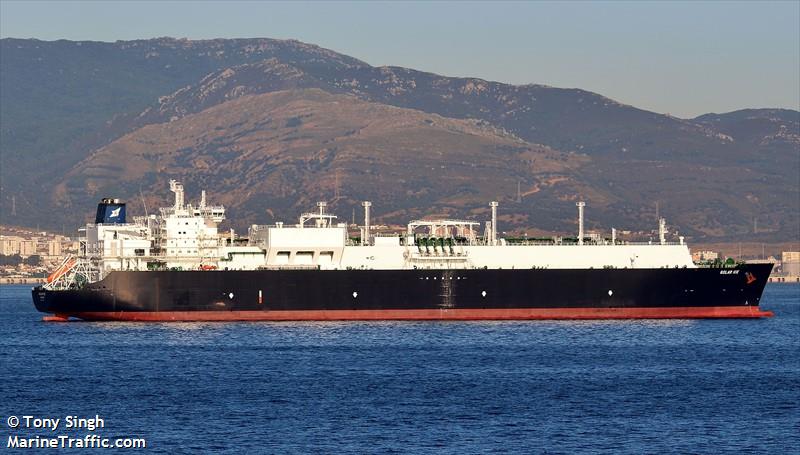 golar ice (LNG Tanker) - IMO 9637325, MMSI 538004976, Call Sign V7AE5 under the flag of Marshall Islands