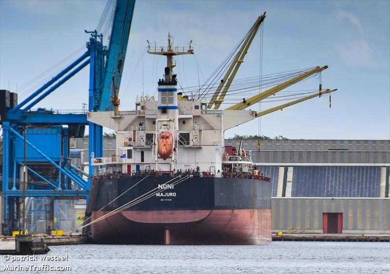 noni (Bulk Carrier) - IMO 9711432, MMSI 538006274, Call Sign V7LG4 under the flag of Marshall Islands