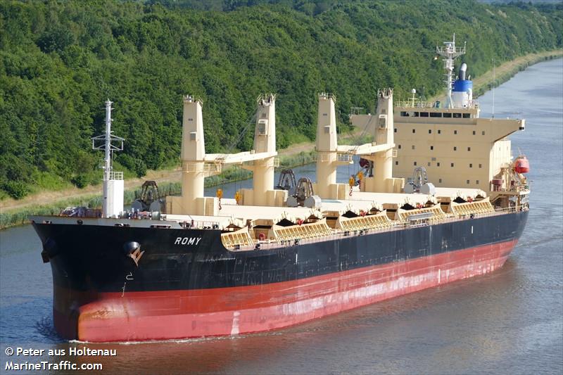 romy (Bulk Carrier) - IMO 9890862, MMSI 538009071, Call Sign V7A4272 under the flag of Marshall Islands