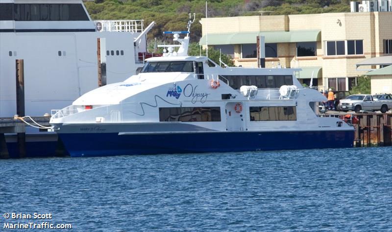 mary d odyssey (Passenger Ship) - IMO 9618939, MMSI 540011100, Call Sign FHYU under the flag of New Caledonia