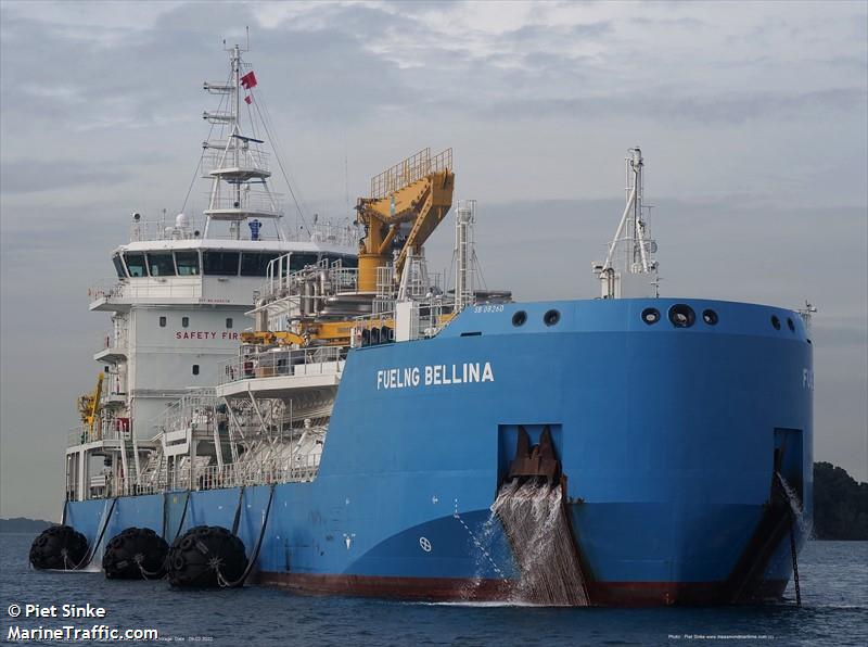 fuelng bellina (Bunkering Tanker) - IMO 9859636, MMSI 563111600, Call Sign 9V6788 under the flag of Singapore