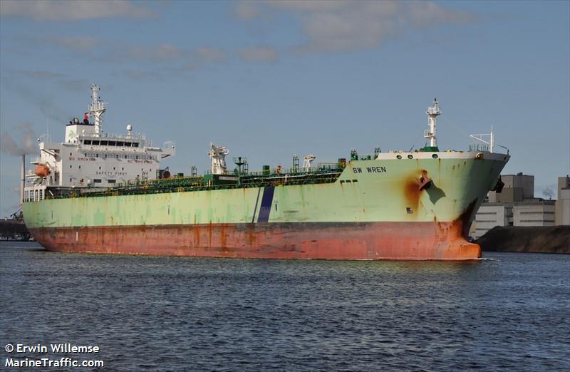 bw wren (Chemical/Oil Products Tanker) - IMO 9713856, MMSI 563889000, Call Sign 9V2927 under the flag of Singapore