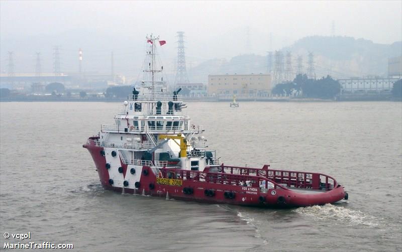 vos athena (Offshore Tug/Supply Ship) - IMO 9552214, MMSI 566374000, Call Sign 9V8670 under the flag of Singapore