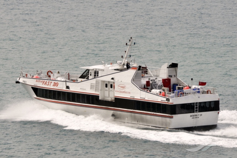 batam fast 20 (Passenger Ship) - IMO 9103958, MMSI 566501000, Call Sign 9V9613 under the flag of Singapore