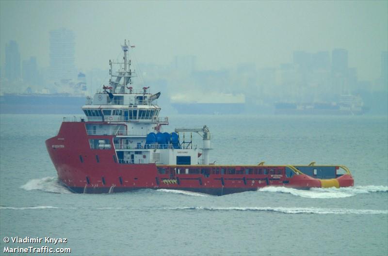 mp kesatria (Offshore Tug/Supply Ship) - IMO 9743344, MMSI 566903000, Call Sign 9V3384 under the flag of Singapore