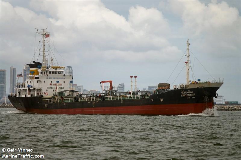 mt.siritanasin (Oil Products Tanker) - IMO 8614819, MMSI 567001520, Call Sign HSB4812 under the flag of Thailand