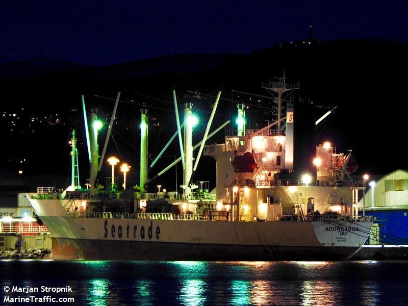 aconcagua bay (Refrigerated Cargo Ship) - IMO 9019652, MMSI 636013146, Call Sign A8KY9 under the flag of Liberia