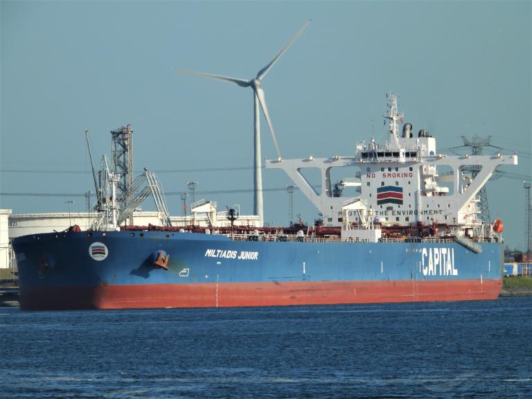 miltiadis junior (Crude Oil Tanker) - IMO 9693745, MMSI 636016370, Call Sign D5FV2 under the flag of Liberia