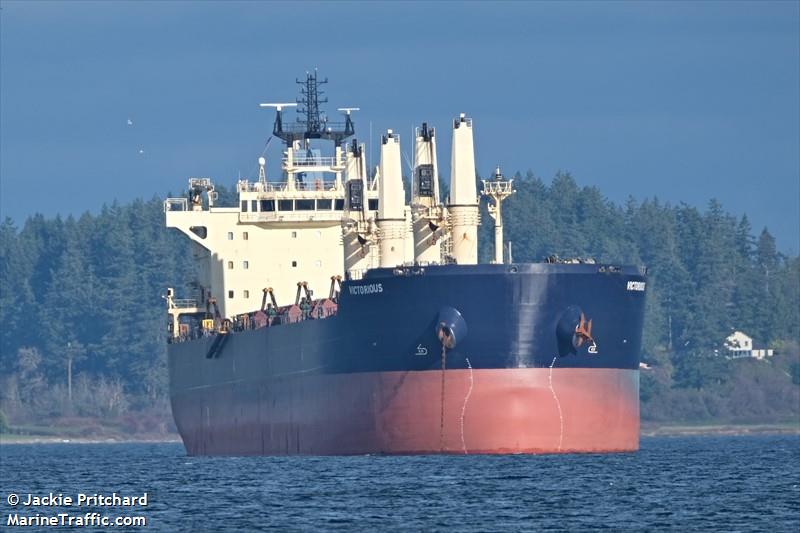 victorious (Bulk Carrier) - IMO 9483267, MMSI 636017690, Call Sign A8XQ8 under the flag of Liberia