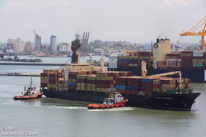 spirit of mumbai (Container Ship) - IMO 9178276, MMSI 636017957, Call Sign D5NN4 under the flag of Liberia