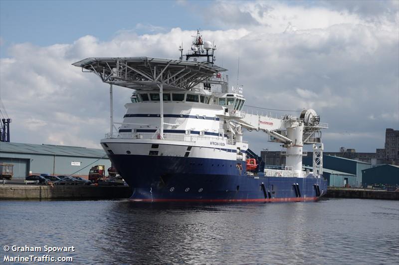 african vision (Offshore Tug/Supply Ship) - IMO 9463504, MMSI 657845000, Call Sign 5NVH under the flag of Nigeria