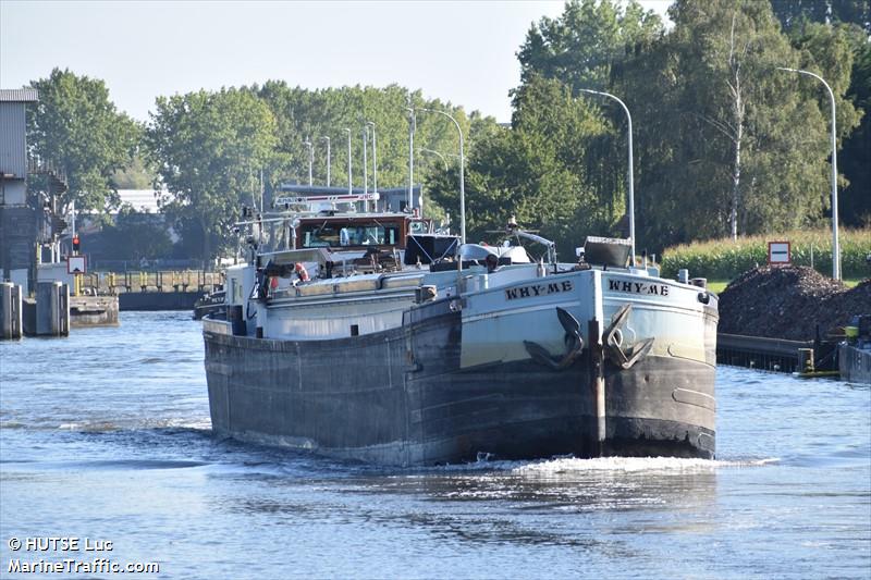 why me (Cargo ship) - IMO , MMSI 205331790, Call Sign OT3317 under the flag of Belgium