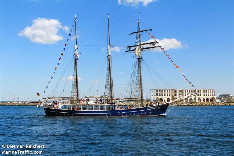 santa barbara anna (Sailing vessel) - IMO , MMSI 211360780, Call Sign DBRO under the flag of Germany