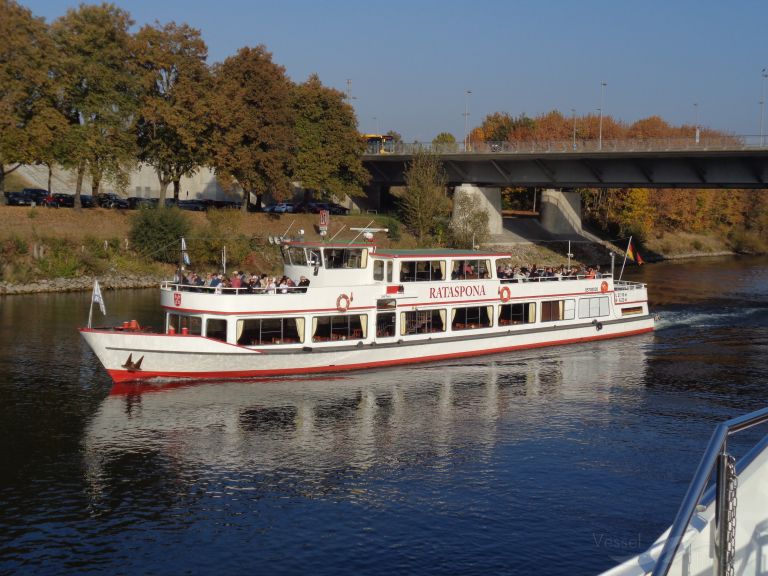 rataspona (Passenger ship) - IMO , MMSI 211625770, Call Sign DC3004 under the flag of Germany