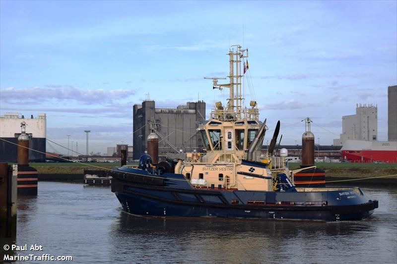 svitzer vestri (Tug) - IMO 9898905, MMSI 219027899, Call Sign OZQS2 under the flag of Denmark