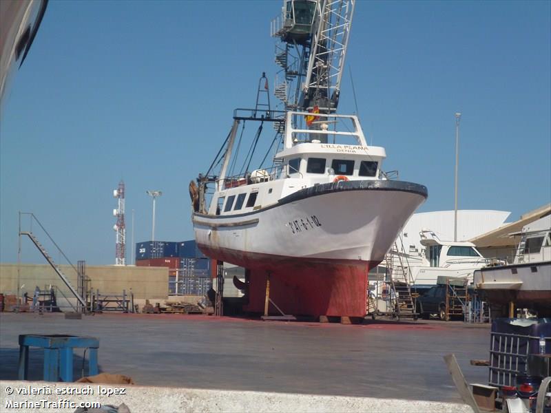 l illa plana (Fishing vessel) - IMO , MMSI 224071970, Call Sign EA6307 under the flag of Spain