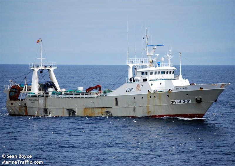 ana gandon (Fishing Vessel) - IMO 9249532, MMSI 224622000, Call Sign EBVE under the flag of Spain